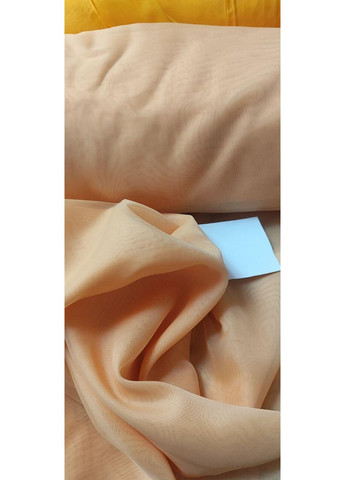 Тюль шифон персиковый без утяжелителя 400х260. No Brand (353833626)