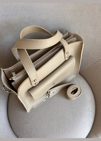 Стильна жіноча сумка Assel Molly Бежева Barbaris (302891867)