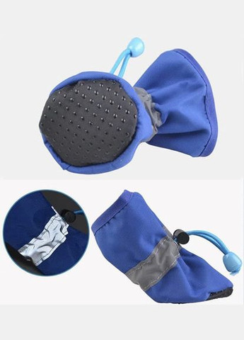 Взуття для котів Pet Style "Хутро" Червоні 3 No Brand - (323232184)