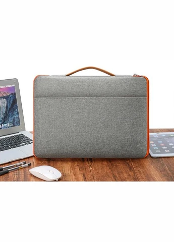 Синяя сумка для ноутбука с оранжевой молнией Slim Orang 13,3" чехол для ноутбука 13 дюймов синий No Brand (384688149)