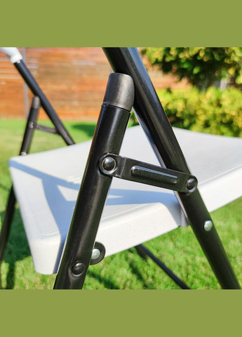 Складний стілець 46х52х79см Білий SW-00001609 Sticker Wall (370441106)