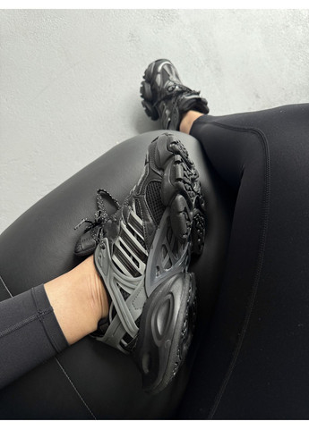 Кросівки жіночі і чоловічі Adidas Vento XLG Deluxe Black Grey | Адідас Венто Делюкс чорні No Brand чорні демісезони (372129265)