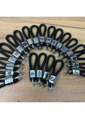 Автомобильный брелок ремешок плетеный кожаный универсальный ключевой чехол ProDobro Citroen (363260170)