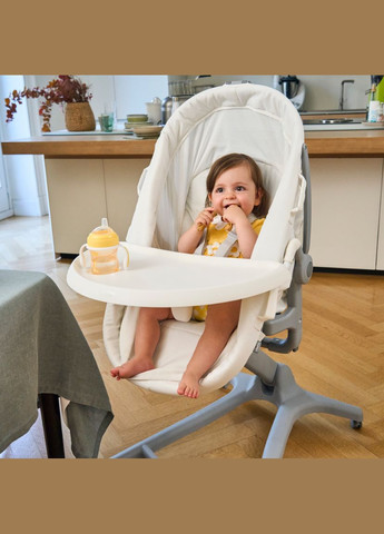 Кроватка-стульчик 5 в 1 Baby Hug Pro, бежевая Chicco (297869559)