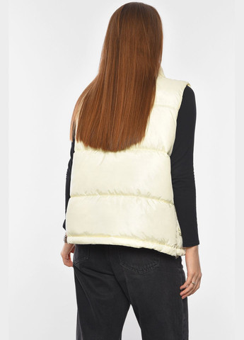 Жилетка женская молочного цвета Let's Shop (305054164)