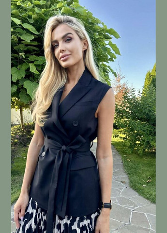 Жіночий жилет двобортний Бостон MKSN2362-01 Modna KAZKA (336932053)