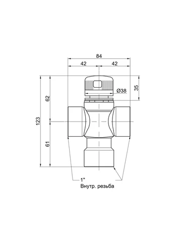 Термостатический смеситель 1" No149 Icma (396863128)