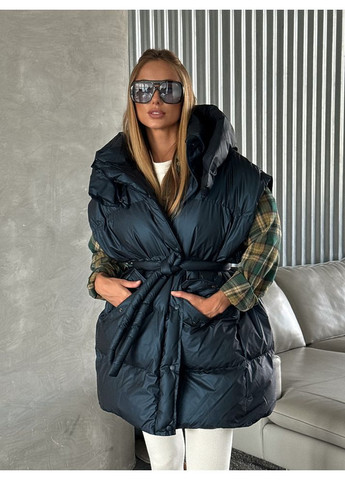 Темно-синяя куртка transformer удлиненная цвет темно-синий milirud