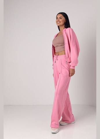 Спортивний костюм з прямими штанами та кофтою на блискавці Lurex (300073349)