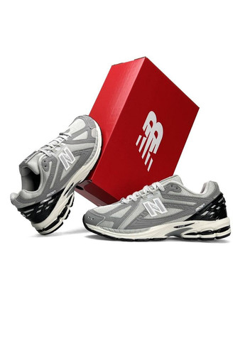 Сіро-бежеві Осінні кросівки чоловічі new balance grey beige black No Brand 1906R