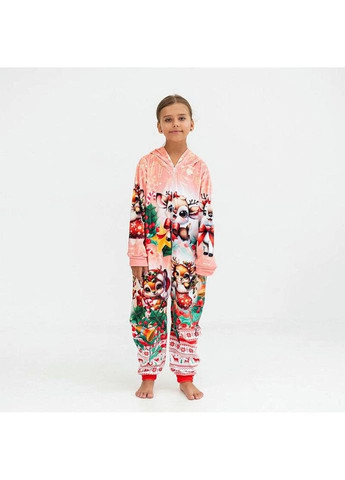 Кигуруми для детей до 3 лет 3D Новогоднее оленятко 3893, 0, 104 17303 104, см FlexDress (324623238)