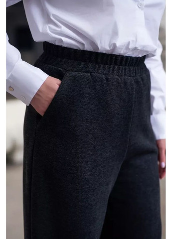 Женские теплые брюки - палаццо трикотажные с карманами MKLN1408 Nita (368717774)