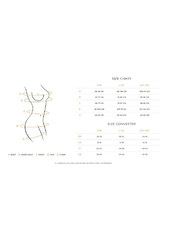Корсет Euridia corset & tanga XS/S Obsessive (387888724)