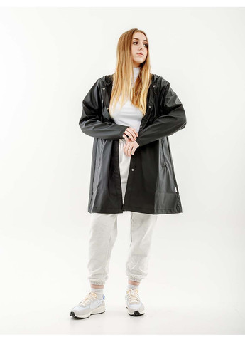 Чорна демісезонна жіноча куртка jackets чорний Rains