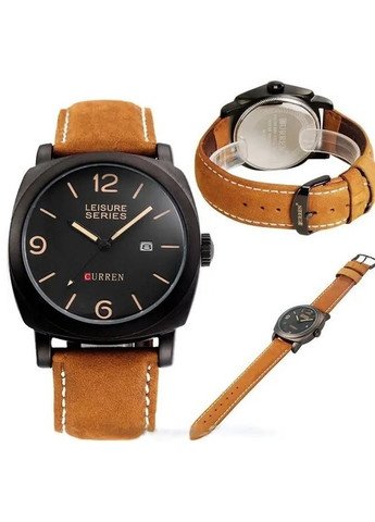 Мужские наручные классические кварцевые часы Curren Leisure Series (318879103)