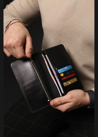 Чоловіче портмоне із натуральної гладкої шкіри SR006 ( ) SKILL (322605468)