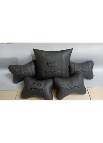 Подушка на підголівник метелик в авто Тойота біла вишивка — 081 Toyota (365728862)