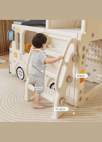 Детская горка 2в1 Karosino - Белый inSPORTline (362356888)