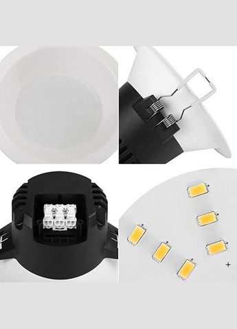 Встраиваемый потолочный светильник 12 Вт, диаметр 17,2 см, LED 3000K (белый) DawaLight (301854127)