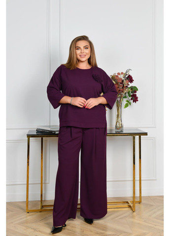 Костюм креп-стрейч туника и брюки палаццо Україна (366089259)