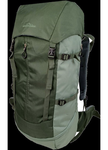 Рюкзак туристичний 45 л, хакі, легкий, з дощовиком та поясним ременем Adventuridge (372577268)