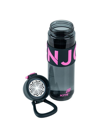 Бутылка для воды " " /K25-1233-3/ 680 мл, черно-розовая (1/60) Kite (367761597)