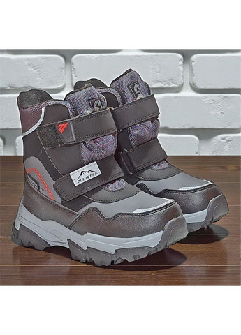 Зимові дутики на овчині для хлопчика,термочеревики на овчині для хлопця,зимові черевики на липучках Tom.M (368545116)