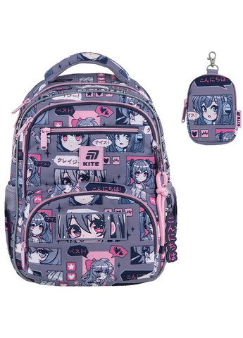Школьный набор Education Anime Girl Рюкзак + Пенал + Сумка для обуви SET_K25-773M-5 Kite (323168333)