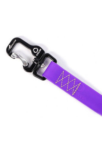 Повідець Collartex Еволютор 25мм 210см фіолетовий для собак міцний повідець з авіаційного алюмінію ProDobro (373221134)