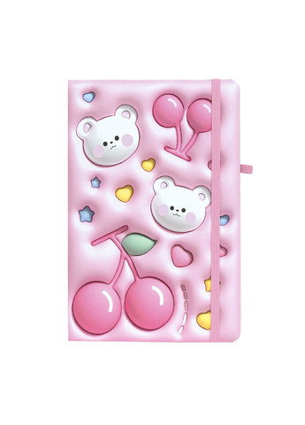 Блокнот на резинке с твердой обложкой цвет разноцветный CB-00253396 Malevaro (319121843)