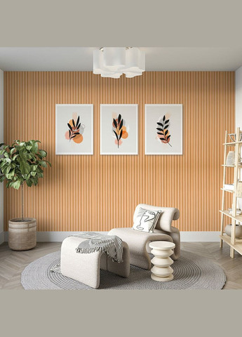 Рельс декоративный WPC стеновой 3000х160х23мм Ольха SW-00001539 Sticker Wall (370441116)