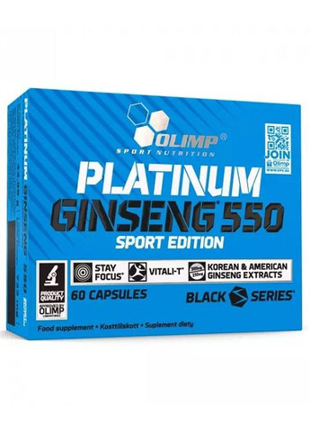 Olimp Nutrition Platinum Ginseng Sport Edition 60 Caps Olimp Sport Nutrition (292285376)