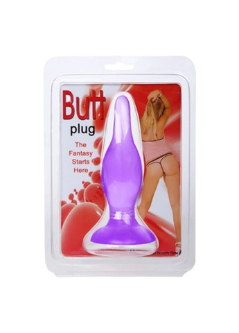 Анальная пробка фиолетовая на присоске "Butt Plug Purple" LyBaile (314808220)