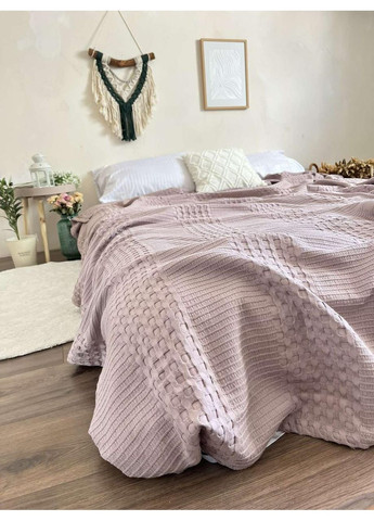 Покривало Марокко вафельне бавовняне колір орхідеї ZEINTEX (315347183)