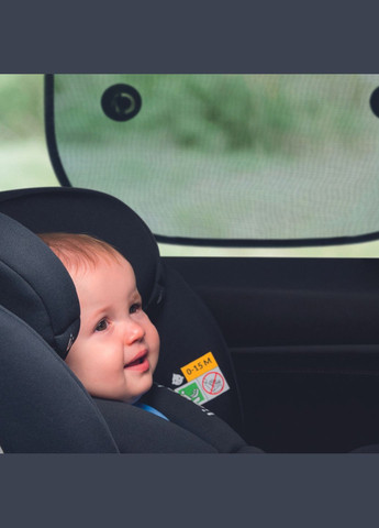 Солнцезащитные шторки для окон авто SunShade Black Lionelo LO-SUNSHADE BLACK (342714970)