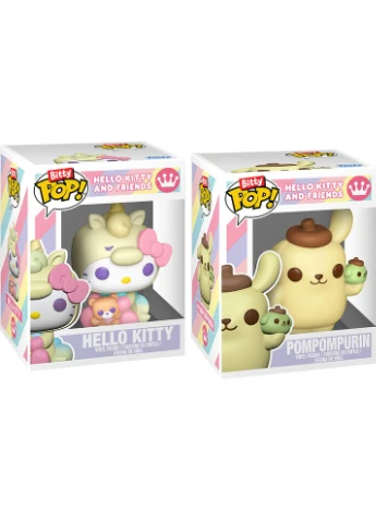 Набор фигурок Bitty POP! Sanrio: Hello Kitty & Pompompurin 2-Pack (94212) Funko (391820295)