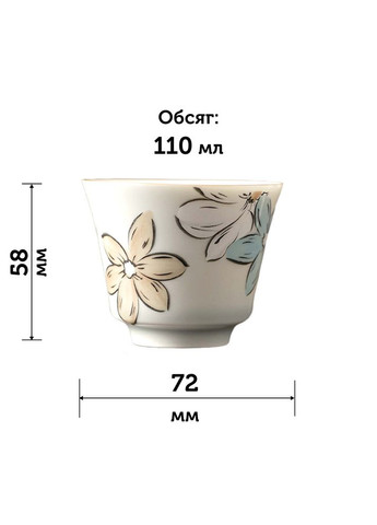 Пиала Глазурь серого льда Чуань Ле, 110 мл No Brand (305196610)