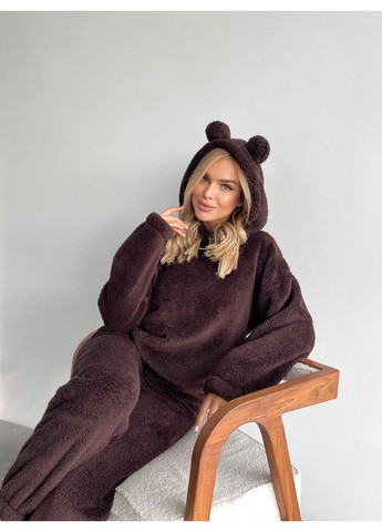 Затишний костюм із двосторонньої махри – тепло, м’якість і максимальний комфорт! ❄️🤎 queensleep_7km 1564 (369761831)