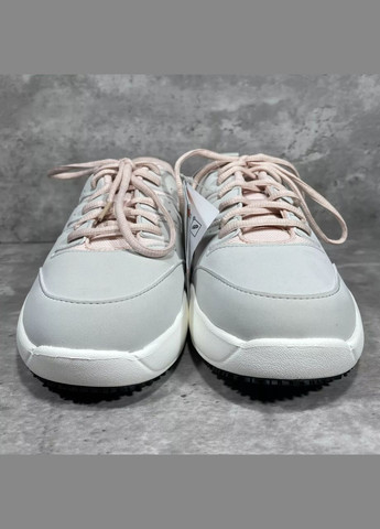 Светло-серые крокс кроссовки серые с розовым лайтрайд on the clock work sneaker atmosphere/multi Crocs