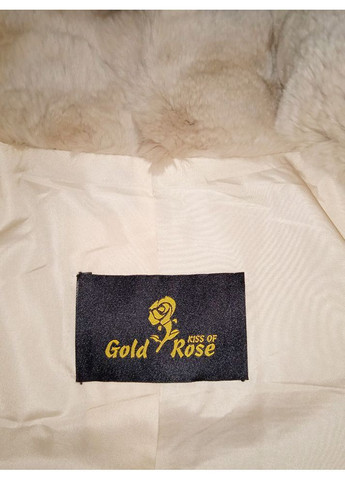 Напівшубка з натурального хутра кролик шиншилла-рекс, бежевого кольору. Розмір 48-50 (L-XL) арт. No Brand 287 (368706857)