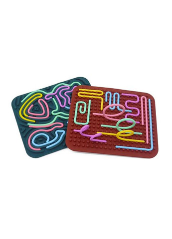 Двусторонний сенсорный антистресс-коврик "CalmPad" 17x20 см HBC (372890144)