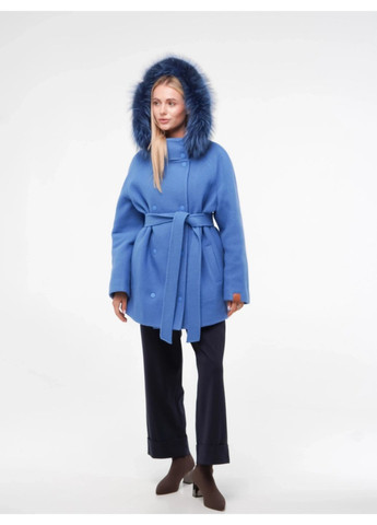 Блакитна демісезонна куртка-пальто куртка-пальто Esmeralda