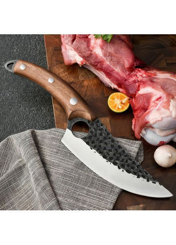 Нож кухонный Сатори стальной ножи на кухню острый обвалочный ножик для обработки из нержавеющей стали с деревянной ручкой No Brand Perfect (369176364)