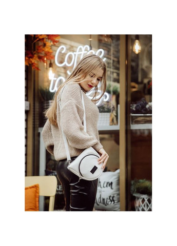 Жіноча кросбоді сумка Sofi біла Sambag (322870617)
