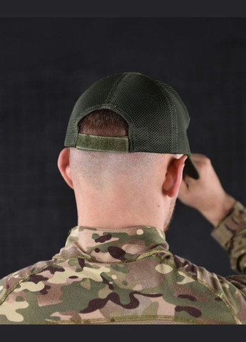 Тактична кепка з Черепом олива No Brand (300584479)