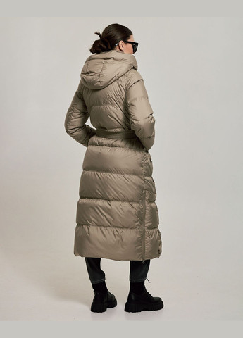 Оливкова зимня пальто жіноче оливкове Clasna