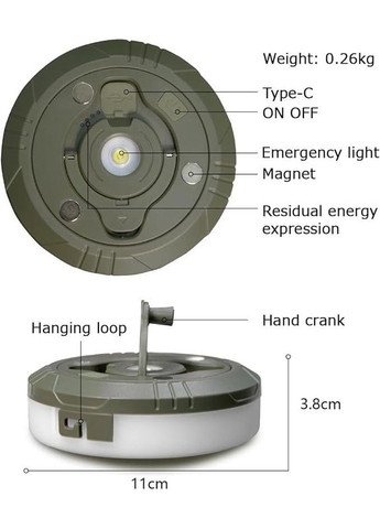 Кемпінговий ліхтар та атмосферні світлодіодні гірлянди 20 м No Brand (316649436)