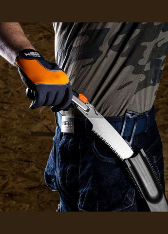 Пила садова, 33см, 3D зуби, 7 TPI, 0.242кг, чохол Neo Tools (317863516)