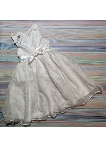 Біла біла ошатна сукня з вишивкою р. 116 Cool Club (354792626)