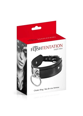 Нашийник c кільцем Choker Ring Fetish Tentation (383086134)